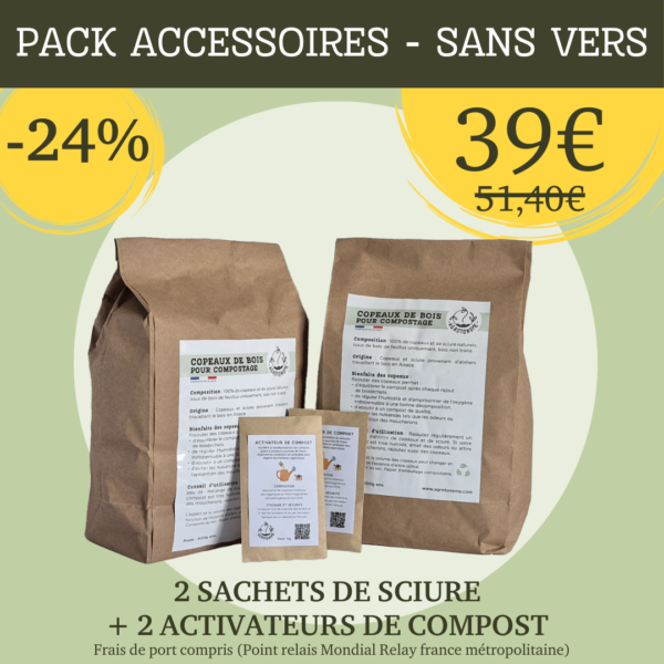 Pack Accessoires annuel (Sciures + Activateurs)